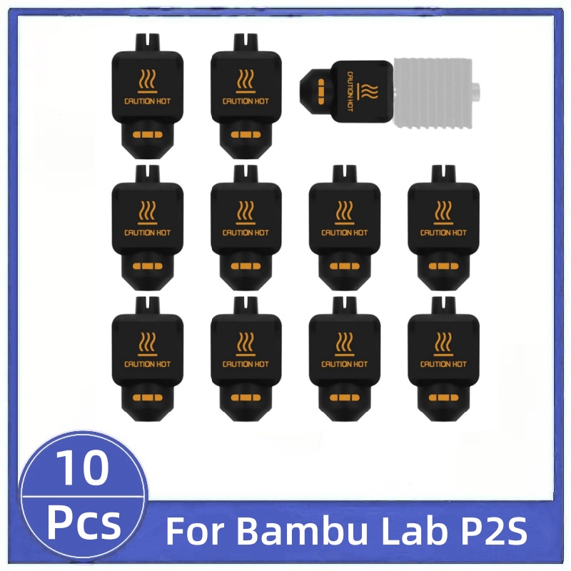 10 szt. Czarne silikonowe osło – 3D Printing Bambu Lab recenzja i cena
