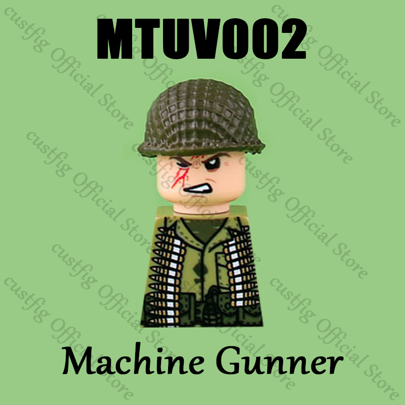 WW2 Figurki żołnierzy Broń 3D  – 3D Printing Lego Bricks recenzja i cena